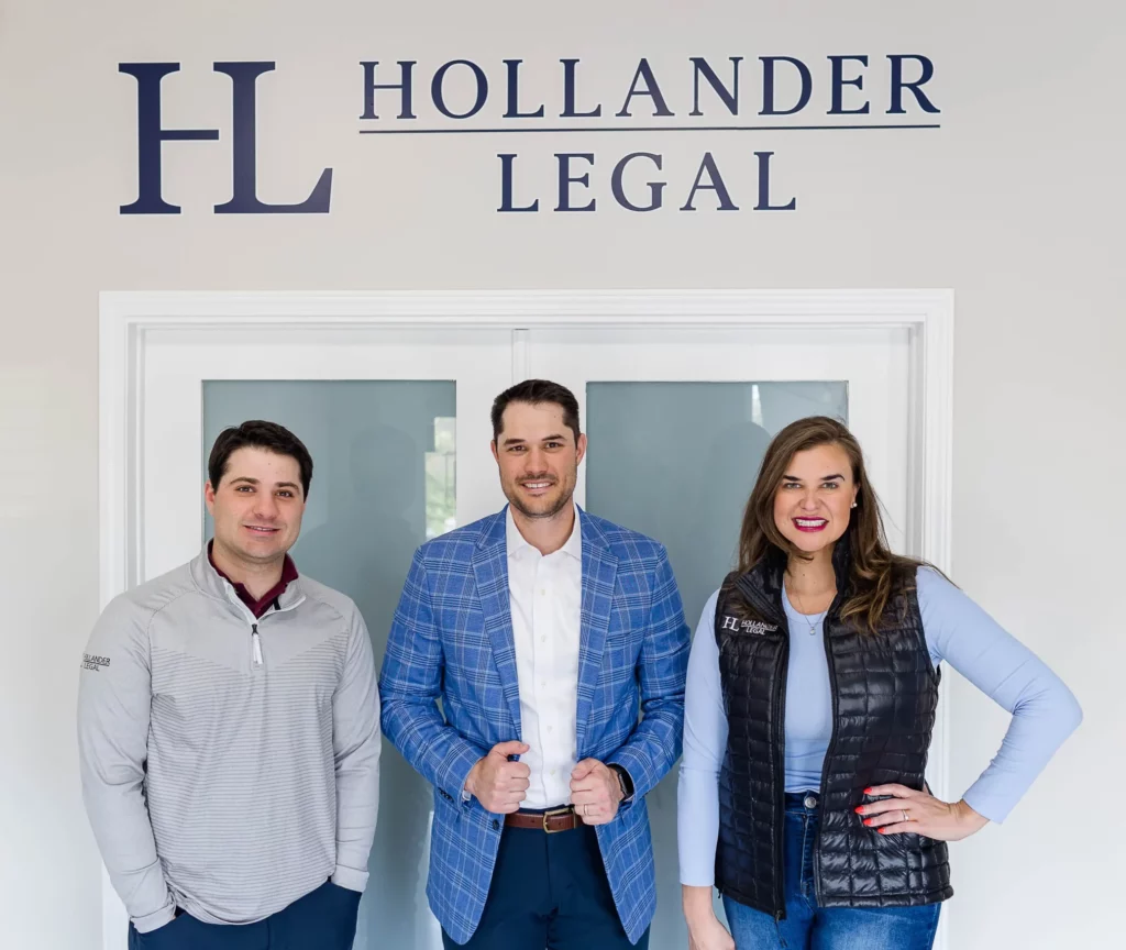 the Hollander Legal team at their new office